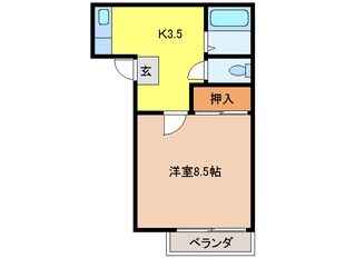 江戸橋駅 徒歩5分 2階の物件間取画像